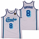 Lakers 8 Kobe Bryant White KB Patch Swingman Jersey,baseball caps,new era cap wholesale,wholesale hats